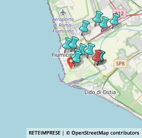 Mappa Via Antonio Angeloni, 00054 Fiumicino RM, Italia (3.02077)