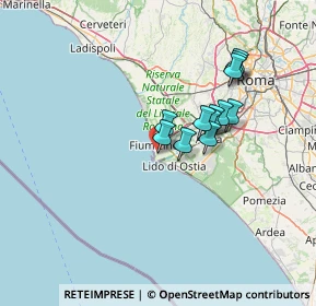 Mappa Via Antonio Angeloni, 00054 Fiumicino RM, Italia (11.2)