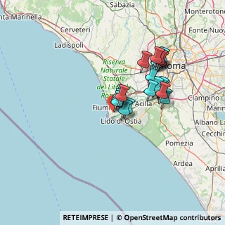 Mappa Via Giuseppe Toigo, 00054 Fiumicino RM, Italia (12.425)