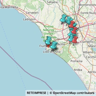 Mappa Via Giuseppe Toigo, 00054 Fiumicino RM, Italia (15.188)