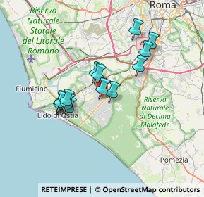 Mappa Via Aristonida, 00124 Roma RM, Italia (6.22533)