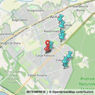 Mappa Via Eupoli, 00124 Roma RM, Italia (1.53)
