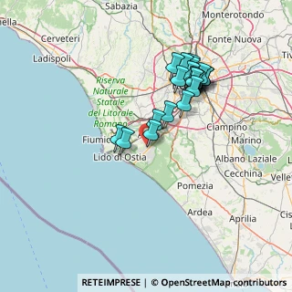Mappa Via Eupoli, 00124 Roma RM, Italia (13.747)