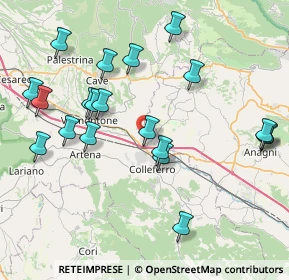 Mappa Via Domenico Perfumo, 00038 Colleferro RM, Italia (9.2085)