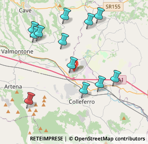 Mappa Via Domenico Perfumo, 00038 Colleferro RM, Italia (4.53667)