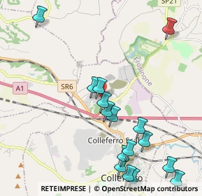 Mappa Via Domenico Perfumo, 00038 Colleferro RM, Italia (2.61063)