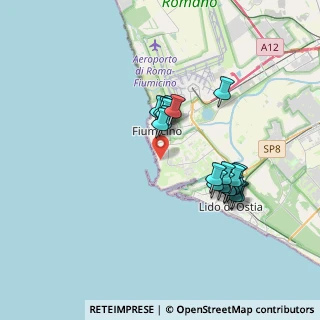 Mappa Via Giorgio Rodocanacchi, 00054 Fiumicino RM, Italia (3.36105)