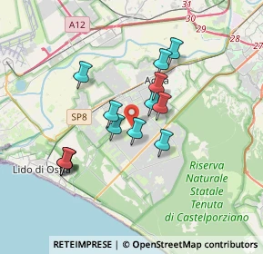 Mappa Via dei Pescatori, 00124 Roma RM, Italia (3.08)