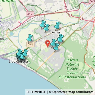 Mappa Via dei Pescatori, 00124 Roma RM, Italia (4.45944)