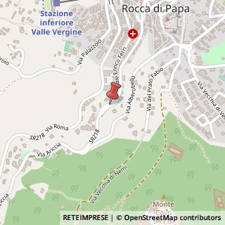 Mappa Viale della Madonna del Tufo,  55, 00040 Rocca di Papa, Roma (Lazio)