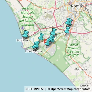 Mappa Via Ermogene, 00124 Roma RM, Italia (5.95867)