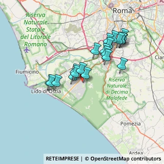 Mappa Via Ermanno Wolf Ferrari, 00124 Roma RM, Italia (6.825)