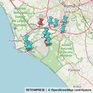 Mappa Via Ermanno Wolf Ferrari, 00124 Roma RM, Italia (6.46615)