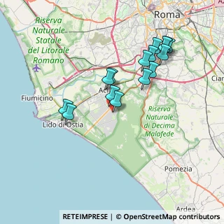 Mappa Via Ermanno Wolf Ferrari, 00124 Roma RM, Italia (7.50733)