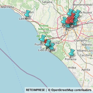 Mappa Via Col del Rosso, 00054 Fiumicino RM, Italia (20.817)