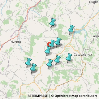 Mappa Via Duca Abruzzi, 86030 Castelbottaccio CB, Italia (6.6525)