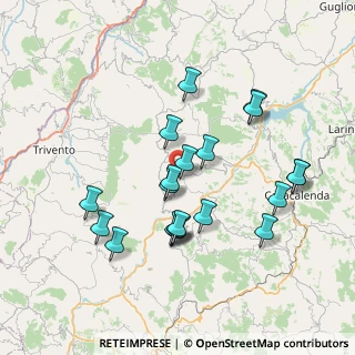 Mappa Via Duca Abruzzi, 86030 Castelbottaccio CB, Italia (7.531)
