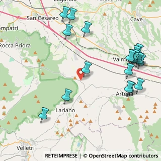Mappa Via Tuscolana, 00031 Macere RM, Italia (5.625)