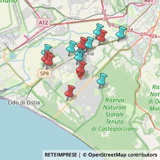 Mappa Via Euticrate, 00124 Roma RM, Italia (3.37714)