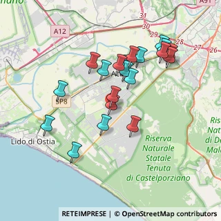 Mappa Via Euticrate, 00124 Roma RM, Italia (3.75)