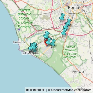 Mappa Via Euticrate, 00124 Roma RM, Italia (6.06333)