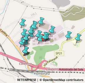 Mappa Località Piombinara, 00038 Colleferro RM, Italia (0.4)