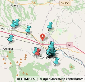 Mappa Località Piombinara, 00038 Colleferro RM, Italia (3.825)