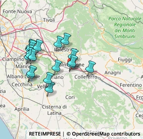 Mappa Via Colle Santo Giudico, 00038 Valmontone RM, Italia (14.8165)