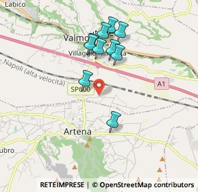 Mappa Via Colle Santo Giudico, 00038 Valmontone RM, Italia (1.94455)