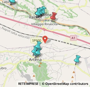 Mappa Via Colle Santo Giudico, 00038 Valmontone RM, Italia (2.54167)