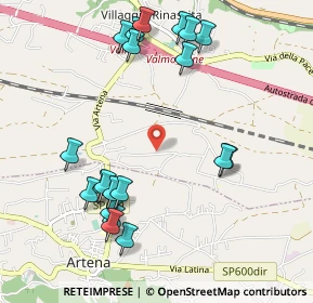 Mappa Via Colle Santo Giudico, 00038 Valmontone RM, Italia (1.213)