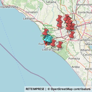 Mappa Via Michele Baruffetti, 00054 Fiumicino RM, Italia (13.459)
