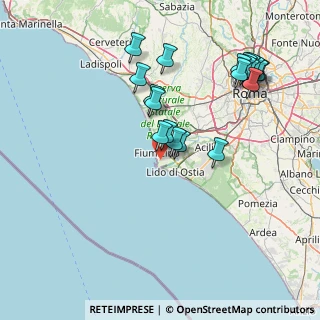 Mappa Via Michele Baruffetti, 00054 Fiumicino RM, Italia (17.57)