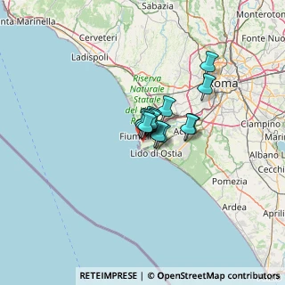Mappa Via Michele Baruffetti, 00054 Fiumicino RM, Italia (6.235)