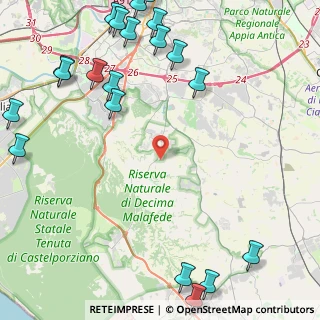 Mappa Via Grotte di Penseroni, 00128 Roma RM, Italia (6.933)