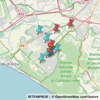 Mappa Via Cratilo di Atene, 00124 Roma RM, Italia (2.05182)