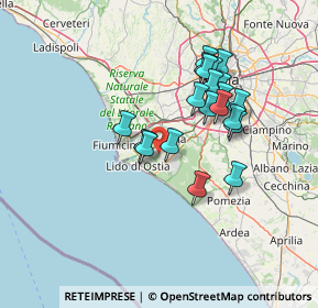 Mappa Centro Sportivo Eschilo, 00124 Roma RM, Italia (12.9315)