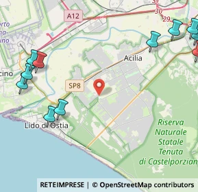 Mappa Centro Sportivo Eschilo, 00124 Roma RM, Italia (7.01462)