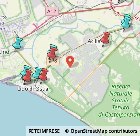 Mappa Centro Sportivo Eschilo, 00124 Roma RM, Italia (5.56833)
