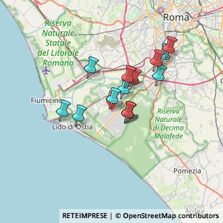 Mappa Via Carlo Leone, 00124 Roma RM, Italia (5.97857)