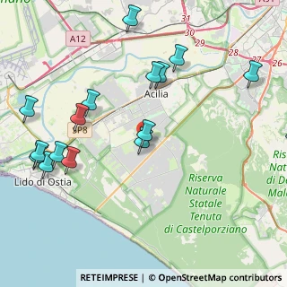Mappa Via Carlo Leone, 00124 Roma RM, Italia (5.3325)