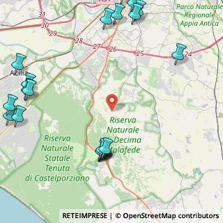 Mappa Via del Casale della Caccia, 00128 Roma RM, Italia (6.5985)