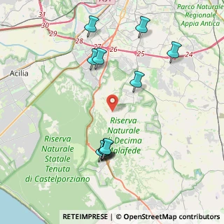 Mappa Via del Casale della Caccia, 00128 Roma RM, Italia (4.47)