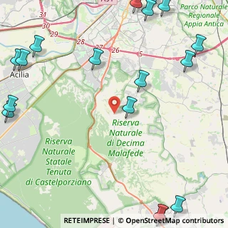 Mappa Via del Casale della Caccia, 00128 Roma RM, Italia (7.43412)