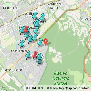 Mappa Via Giovanni Tebaldini, 00124 Roma RM, Italia (2.045)