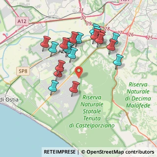 Mappa Via Giovanni Tebaldini, 00124 Roma RM, Italia (3.7835)