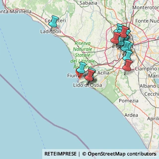 Mappa Via Colle del Miglio, 00054 Fiumicino RM, Italia (19.627)