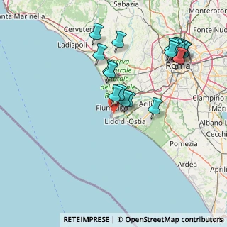 Mappa Via Colle del Miglio, 00054 Fiumicino RM, Italia (17.7605)