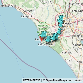 Mappa Via Colle del Miglio, 00054 Fiumicino RM, Italia (12.71882)