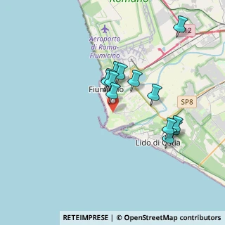 Mappa Via Colle del Miglio, 00054 Fiumicino RM, Italia (3.40385)
